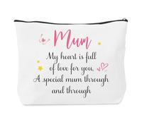 Mothers Day Gifts for Mum Birthday Gifts Best Mother's Day Birthday Presents for Mum Mom Mummy Valentines Christmas Xmas Present Ideas Mummy Mama Mother Makeup Bag Cosmetic Bags from Daughter Son