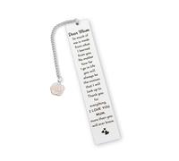 Mothers Day Gifts for Mum Bookmark Eid Easter Gifts for Step Mum Mummy Mother's Day Gift from Son Daughter Mom Birthday Christmas Thank You Gift for Godmother New Mom to Be Presents Book Lover Bookish
