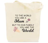 Mothers Day Gifts for Mum Christmas Stocking Fillers Birthday Valentines Halloween Easter Thanksgiving International Womens Day Thank You Best Special Tote Bag Presents Gifts for Mum Mummy Mother
