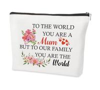 Mothers Day Gifts for Mum Christmas Stocking Fillers Birthday Valentines Halloween Easter Thanksgiving International Womens Day Thank You Best Special Makeup Bag Presents Gifts for Mum Mummy Mother