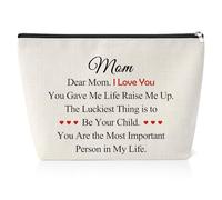Mothers Day Gifts for Mum Cosmetic Pouch Thank You Appreciation Gifts for Mum Birthday Gifts for Mum from Daughter Christmas Thanksgiving Valentine's Day Gifts Makeup Travel Pouch