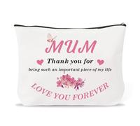 Mother's Day Gifts for Mum from Daughter Son,Funny Personalised Presents for Mothers Day Ideas,Birthday Christmas Valentines Xmas Presents for Mummy,Makeup Bag,50th 60th 70th 80th Mommy Gifts