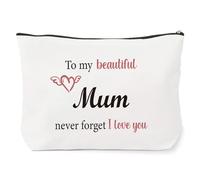 Mothers' Day Gifts for Mum,Ideas Bonus Meaningful Mum to Be Happy Birthday Pregnancy Thanksgiving Christmas Valentines Gifts,Present for Mummy Happy First Mothers Day from Daughter Son Makeup Bag