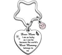 Mothers Day Gifts, Gifts for Mum, Mum Gifts, Personalised Mummy Keyring Suitable for Mum Birthday Gifts, Thank You Gift, Christmas Gifts, etc