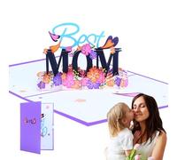 Mother's Day Greeting Card 3D Gift Aesthetic Best Paper MOM Romantic Mom Sa