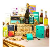 Mothers Day Hamper for Mum, Luxury Wicker Sharing Family Hamper with Truffles & Hot Chocolate Set by EDEN & CO - Plus 2 Non-Alcoholic Mocktails
