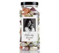 Mothers Day Jelly Babies Sweet Gift Jar by Just Treats - Photo - A Mother's Love - J16