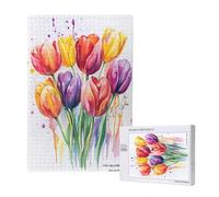 Mother'S Day Jigsaw Puzzles for Adults 3000, Flower Puzzles for Adults Wooden, Funny/Difficult/Impossible/Challenging Decompression Games, As a Birthday for Women and Men M-1498