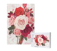 Mother's Day Jigsaw Puzzles for Adults 5000 Rose Puzzles for Adults Wooden, Funny/Difficult/Impossible/Challenging Decompression Games, As a Birthday for Women and Men ML-4