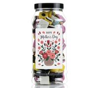 Mothers Day Liquorice Allsorts Sweet Gift Jar by Just Treats - Blooming with Love - J21