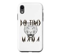 Mother's Day Mom Def tired Mama Tiger Tired Coffee Nursing Case for iPhone XR