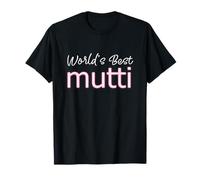 Mothers Day Mom Product German Mutter World's Best Mutti T-Shirt