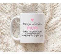 Mothers Day Mug Gifts for Mum Grandma, 330ml Funny Mum Mug Mothers Day Gifts Coffee Mug from Daughter Son Presents for Mummy Birthday - Thankyou for Being My Mother If I Had A Different, I Would