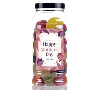 Mothers Day Natural Fruit Jellies Sweet Gift Jar by Just Treats - Personalised - A Blossom of Love - J24