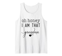 Mother's Day Oh Honey I Am that Grandma Sassy Cute & Heart Tank Top