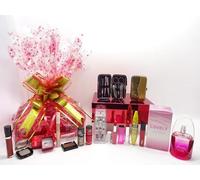 Mother's Day Present 12pc Perfume and Branded Make Up Pamper Hamper Gift For Her, Luxury Beauty Box For Women - Mix Brands