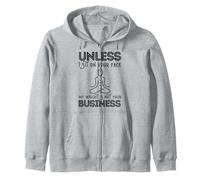 Mother's Day Sarcastic My Weight Isn't Your Business Women Zip Hoodie