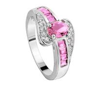 Mother's Day Silver Ring for Women Birthstone Ring Engagement Ring for Women Anniversary Wedding Promise Ring Sparrow Rings (C, 13)