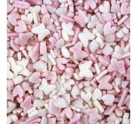 Mothers Day Sprinkles Edible Cake Decorations Pink & White Butterflies Hearts & Sugar Strands Sweet Mom Sprinkles 90g BA103790