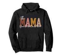 Mother's Day TEE This Mama Wears Her Heart On Her Sleeve Pullover Hoodie