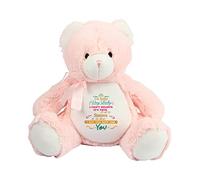 Mothers Day Themed I Got the Best one Sister - I can't Believe - It's True Inspired Teddy Bear Soft Toy. (Teddy Pink)