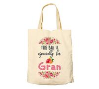 Mothers Day themed This bag is especially for Gran funny Tote Bag-Cotton Shopping Bag.