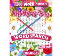 Mother's Day Word Search For Adults: Large Print Word Search Puzzle Book for Mom, Perfect Gift for Seniors