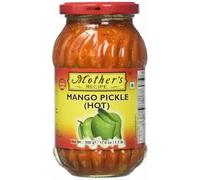 Mother's Mango Pickle 500g(Pack of 6) | Hot and Spicy | Handcrafted Recipe | Premium Ingredients | Spicy Kick | Authentic Experience | Preservative-Free | Versatile Condiment