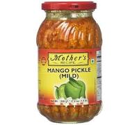 Mothers Mango Pickle Mild 500gm | Crafted from traditional recipes | Balanced spices for a delightful kick | Handpicked mangoes and quality spices | Enhance any meal