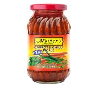 Mother's Recipe Carrot & Chilli Pickle - 500g (Pack of 6) | Authentic Indian Flavors | Indian Cuisine Essential | Flavored Pickle