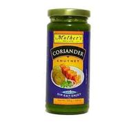 Mother's Recipe Coriander Chutney - 250g x 2 | Authentic Indian Taste | Fresh & Flavorful | No Artificial Preservatives or Colors | Perfect for Dips, Spreads and Accompaniments | Ready-to-Eat