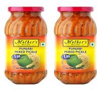 Mother's Recipe Punjabi Mixed Pickle - 500g (Pack of 2) | Rich and Vibrant Flavors | Ready-to-Eat | Traditional Recipe