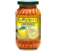 Mother's Recipe South Indian Style Lime Pickle 300gm | Authentic South Indian Flavor | Traditional Home-Made Recipe | No Artificial Preservatives | Convenient Packaging | Perfect Accompaniment