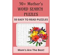 Mother's Word Search Puzzles: Mom Word Search Book With Over 50 Puzzles To Solve | 6x9 inches, 110 pages | 55 Puzzles Great for Vacation, Gifts & Relaxing