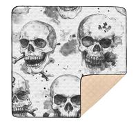 Mothers's Day Skulls Pirate Safari_3 Large Sturdy Baby Playmat for Floor Cozy Breathable Activity Gym Mat for Baby Toddler Infant, 50'' x 50''