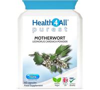 Motherwort 400mg 60 Capsules, 2 Months Supply, Nervine Tonic & Heart Health | Purest Herbal Capsules for Anxiety & Stress Support, Vegan Supplement | Made in UK by Health4All