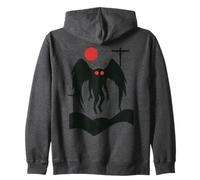 Mothman Abstract Appachian Zip Hoodie
