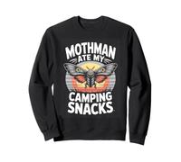 MOTHMAN ATE MY CAMPING SNACKS Cryptid Camping Sweatshirt