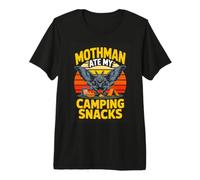 Mothman Ate My Camping Snacks Funny Campfire Premium T-Shirt