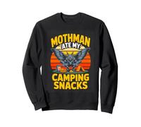 Mothman Ate My Camping Snacks Funny Campfire Sweatshirt