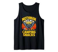 Mothman Ate My Camping Snacks Funny Campfire Tank Top