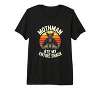 Mothman Ate My Entire Snack Funny Cryptid Premium T-Shirt
