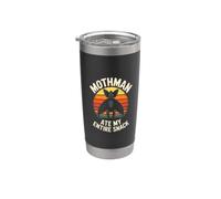 Mothman Ate My Entire Snack Funny Cryptid Stainless Steel Insulated Tumbler