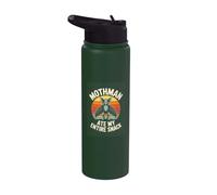 Mothman Ate My Entire Snack Funny Cryptid Stainless Steel Insulated Water Bottle