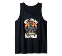 Mothman Ate My Whole Dinner Funny Cryptid Tank Top