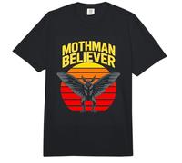 Mothman Believer Retro Cryptid Night Sightings Comfort Colors Adult Heavyweight T-Shirt