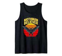 Mothman Believer Retro Cryptid Night Sightings Tank Top
