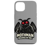 Mothman Believes In You Paranormal Cryptozoology Dark Humor Case for iPhone 13
