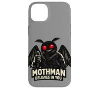 Mothman Believes In You Paranormal Cryptozoology Dark Humor Case for iPhone 14 Plus