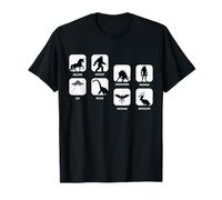 Mothman Bigfoot Unicorn Frogmen UFO Chupacabra Cryptids T-Shirt